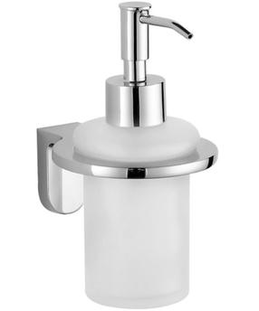 Sieninis skysto muilo dozatorius Mexen Lea, skaidrus/chromo, 0.180 l