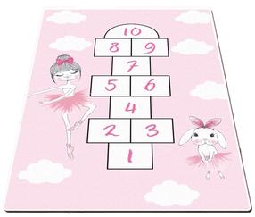 Kilimas Conceptum Hypnose Campana Djt 876CHL1566, balta/rožinė, 160 cm x 100 cm