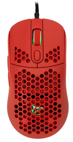 Žaidimų pelė White Shark Galahad-R, usb 2.0, raudona