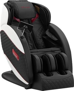 Masažinė kėdė ActivEshop Sakura, baltas/juodas, 128 cm x 78 cm x 122 cm