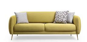Sofa Hanah Home Sevilla, geltona, 98 x 214 cm x 85 cm