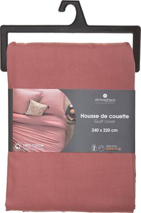 Antklodės užvalkalas Atmosphera, koralinė, 220 cm x 240 cm
