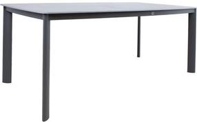 Valgomojo stalas Home4you Beida 21189, pilkas, 180 cm x 90 cm x 75 cm