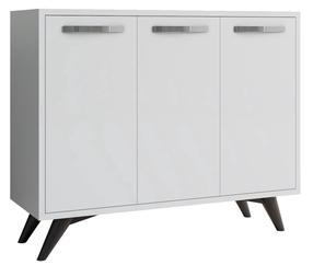 Komoda Kalune Design Piffa 811MDD4142, balta, 35 cm x 100 cm x 82 cm