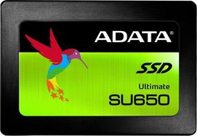 Kietasis diskas (SSD) Adata Ultimate SU650 ASU650SS-512GT-R, 2.5", 512 GB