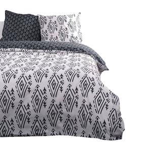 Patalynės užvalkalų komplektas TODAY Deco Pattern, baltas/juodas, 220 x 240 cm