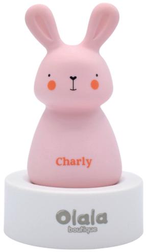 Naktinis šviestuvas Olala Boutique Charly, rožinė