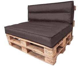 Lauko baldų pagalvių rinkinys Hobbygarden Tomek PTPCBR6, tamsiai ruda, 120 x 82 cm