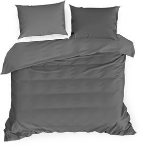 Patalynės užvalkalų komplektas THK-079615, pilkas, 200 x 220 cm