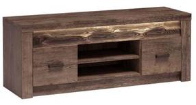 TV staliukas Indianapolis I9, tamsiai ruda, 137 cm x 42 cm x 53 cm