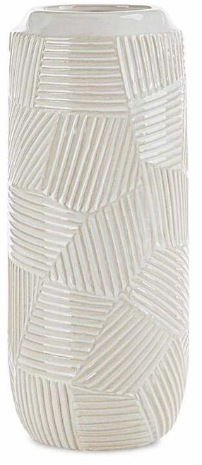 Dekoratyvinė vaza Romina, 30 cm, kreminė