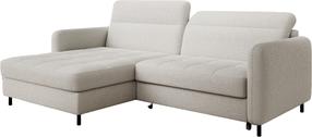 Kampinė sofa Gomsi Royal 01, balta, kairinė, 160 x 228 cm x 100 cm