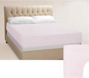 Paklodė Bradley, šviesiai rožinė, 90 x 200 cm, su guma