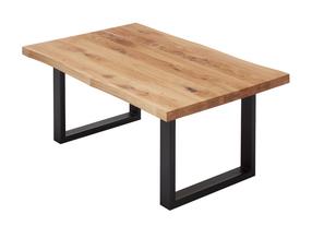 Kavos staliukas MCakcent Havanna, rudas/juodas, 110 cm x 70 cm x 45 cm