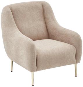 Krėslas Hanah Home Simena, šviesiai ruda, 70 cm x 77 cm x 77 cm