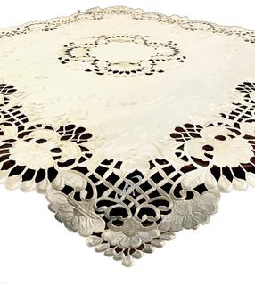 Staltiesė kvadratinė OH-187-B, kreminė, 85 x 85 cm