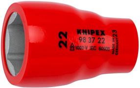 Žvaigždinė varžtų veržlių galvutė Knipex 98 37 22, 49 mm, 22 mm, 3/8", Ø35 mm