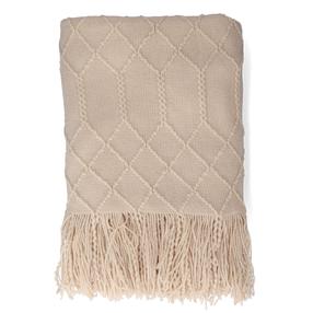 Pledas Homla Loop Calm Nature, smėlio, 130 cm x 170 cm