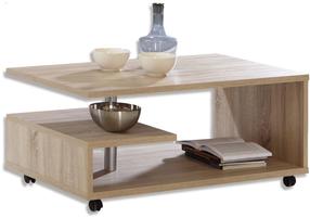 Kavos staliukas Forte Bailey, sonoma ąžuolo, 105 cm x 60 cm x 45 cm