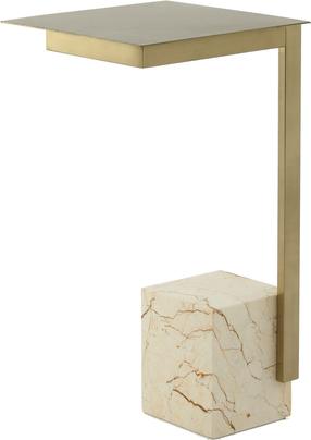 Kavos staliukas Kayoom Rocio 200, baltas/įvairių spalvų, 30 cm x 30 cm x 56 cm