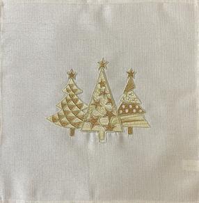 Servetėlė kvadratinė OS-312-B, aukso/kreminė, 40 x 40 cm