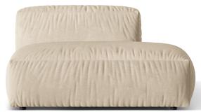 Modulinė sofa Micadoni Martina Vogue 1, šviesiai smėlinė, dešininė, 133 x 106 cm x 75 cm