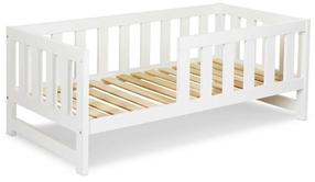 Kūdikio lovytė viengulė Klups Amelia, balta, 80 x 160 cm, be patalynės dėžės, be čiužinio