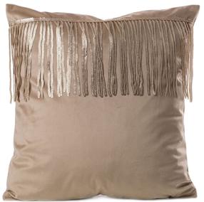 Dekoratyvinės pagalvėlės užvalkalas JYZ-02, smėlio, 45 cm x 45 cm