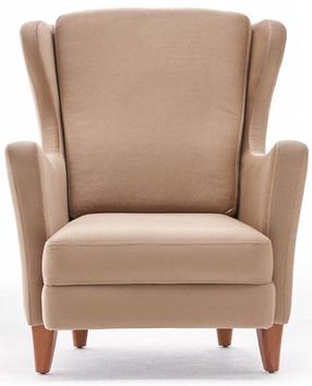 Kėdė Hanah Home Lola Berjer 825BLC2549, kreminė, 77 cm x 80 cm x 98 cm