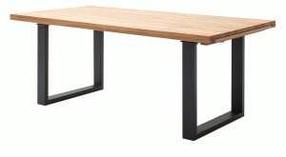 Valgomojo stalas išskleidžiamas MC Akcent Dayton, antracito/tamsaus ąžuolo, 180 - 280 cm x 100 cm x 77 cm