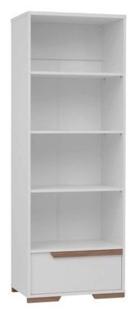 Knygų lentyna Pinio Snap, balta, 70.5 cm x 45 cm x 195 cm