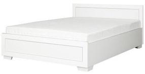 Lova dvigulė Bodzio Majorka MA140-BM, 140 x 200 cm, balta, be čiužinio, su grotelėmis