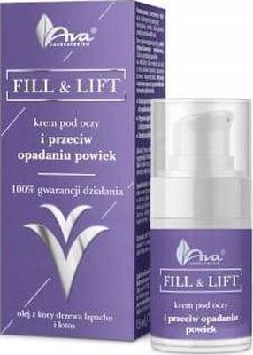 Paakių kremas Ava Laboratorium Fill & Lift For Eyes And Eyelid, 15 ml