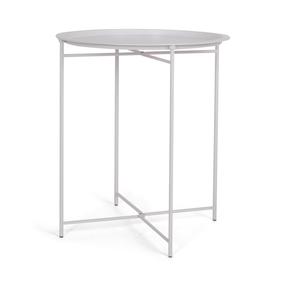 Žurnalinis staliukas Domoletti, baltas, 46.8 cm x 46.8 cm x 50.5 cm