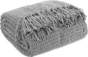 Pledas Suzi, pilkas, 130 cm x 170 cm