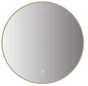 Veidrodis Vento Tiziano, su apšvietimu, kabinamas, 60 cm x 60 cm, aukso