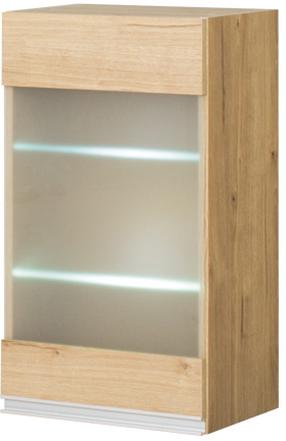 Viršutinė virtuvinė spintelė Bodzio Monia KMO40GWPML, ąžuolo, 31 cm x 40 cm x 72 cm