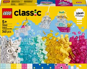Konstruktorius LEGO® Classic Magiška permatoma dėžutė 11040, 340 vnt.