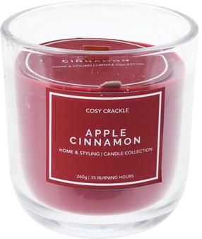 Kalėdinė žvakė, aromatinė, 15 h, Balta/Raudona/Žalia