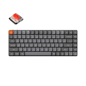 Klaviatūra Keychron K3 Max K3M-H1 Gateron Low Profile 2.0 Red, Anglų (US), juoda, belaidė