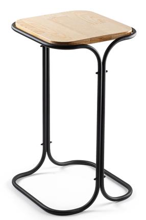 Kavos staliukas Kalune Design SHB-001-A, juodas, 30 cm x 30 cm x 52 cm