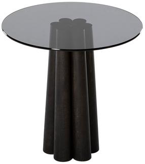 Kavos staliukas Kalune Design Thales, juoda/tamsiai pilka, 50 cm x 50 cm x 50 cm