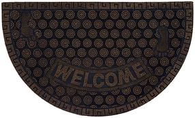 Durų kilimėlis Casablanka THK-082783, aukso/juodas, 75 cm x 45 cm