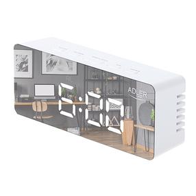 Žadintuvas Adler Alarm Clock AD 1189W, balta, 14 cm x 3.5 cm