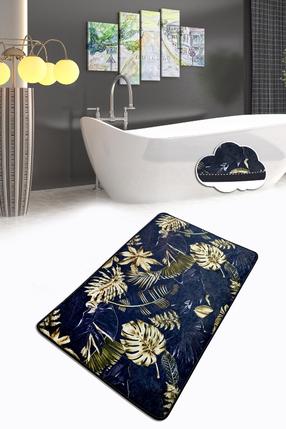 Vonios grindų kilimėlis Foutastic Blanket 359CHL4483, tamsiai mėlyna/žalia, 120 cm x 70 cm