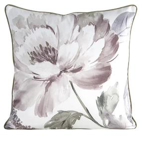 Dekoratyvinės pagalvėlės užvalkalas Rosalia, balta/žalia/rožinė, 60 cm x 60 cm