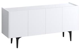 Komoda Kalune Design Polaris 393MRD1236, balta, 40 cm x 150 cm x 75 cm