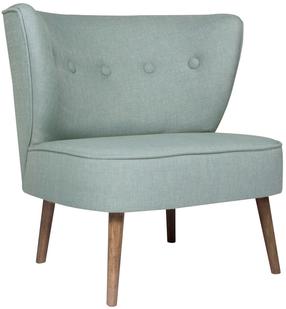 Kėdė Hanah Home Bienville Indigo, šviesiai mėlynas, 72 cm x 80 cm x 77 cm