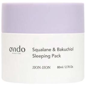 Veido kaukė Ondo Beauty 36.5 Squalane & Bakuchiol Sleeping Pack, 80 ml