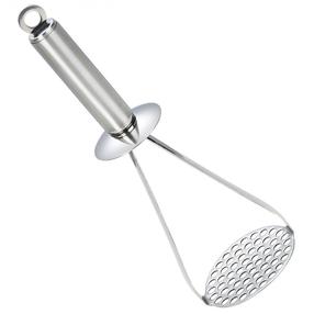 Bulvių grūstuvė KingHoff KH-3396, 28 cm, sidabro